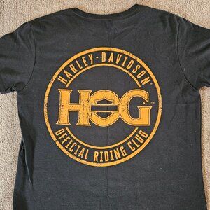 Harley-Davidson HOG Woman's Large Official Riding Club T-Shirt SZ L NWOT